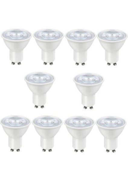 LED Value PAR16 4.5W GU10 3000K Sarı Işık 10 Adet