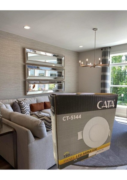 3W Günışığı LED Panel Spot Metal Kasa - 10 Adet CT-5144