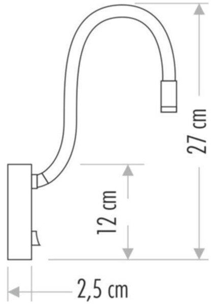 Ct 5232 Cata 3 W Baykuş Duvar Ayna LED Aplik Günışığı 3200K