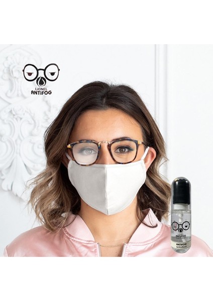 Gözlük Temizleme Spreyi 5 Adet + Mikrofiber Gözlük Temizleme Bezi 5 Adet