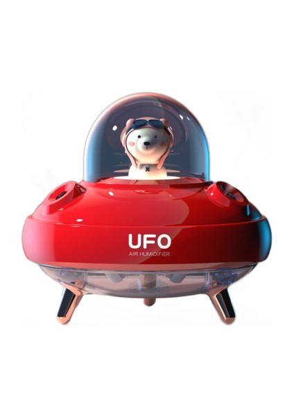 Çift Nozullar Kablosuz Hava Ultrasonik USB Mist Maker Sisleyici Ücretli Ufo Karikatür Ayı Su Difüzör Humidificador Nemlemdirici (Yurt Dışından)