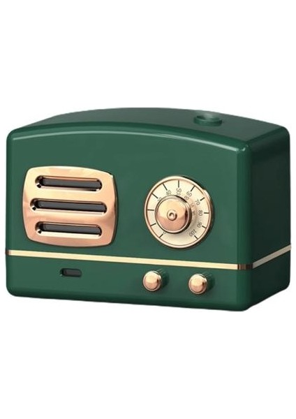 Retro Radyo Şekli Büyük Kapasiteli Taşınabilir Masaüstü Hava USB Mist Maker Aroma Uçucu Yağ Difüzör Ev Araba Sisleyici Nemlemdirici (Yurt Dışından)