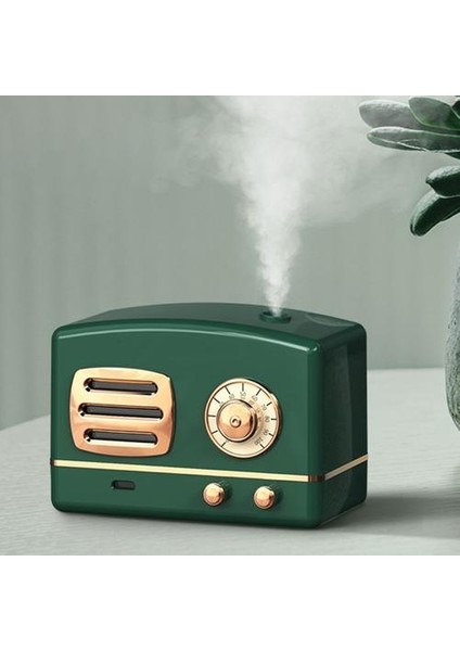 Retro Radyo Şekli Büyük Kapasiteli Taşınabilir Masaüstü Hava USB Mist Maker Aroma Uçucu Yağ Difüzör Ev Araba Sisleyici Nemlemdirici (Yurt Dışından) fiyatları
