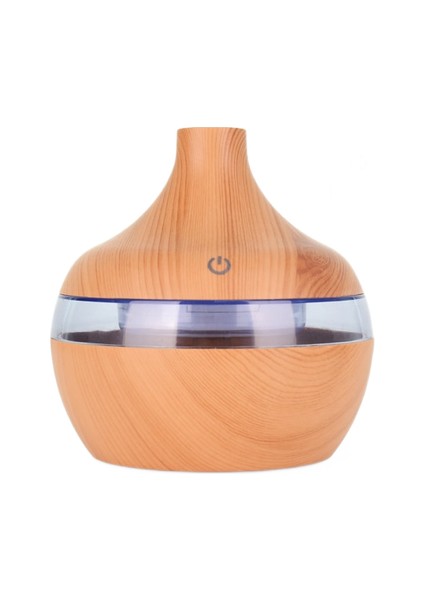 300ML USB Hava Elektrikli Aroma Difüzör Mist Ahşap Tahıl Yağı Aromaterapi Mini Araba Ev Ofisi Için 7 LED Işık Nemlemdirici (Yurt Dışından)