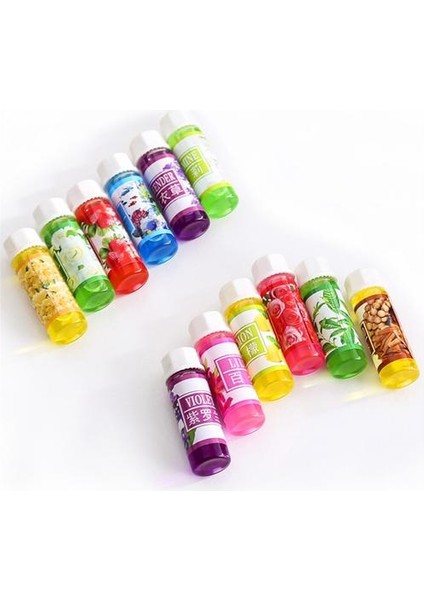5 ml * 12 Suda Çözünür Çiçek Meyve Uçucu Yağ Seti Hava Fragrance Lamba Hava Aroma Difüzör Için Stres Rahatlatmak Nemlemdirici (Yurt Dışından)
