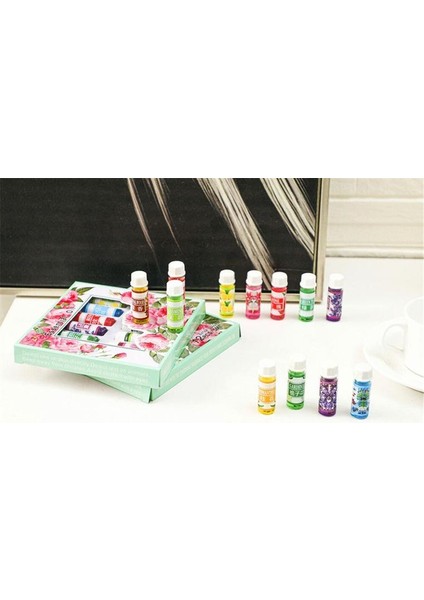 5 ml * 12 Suda Çözünür Çiçek Meyve Uçucu Yağ Seti Hava Fragrance Lamba Hava Aroma Difüzör Için Stres Rahatlatmak Nemlemdirici (Yurt Dışından)