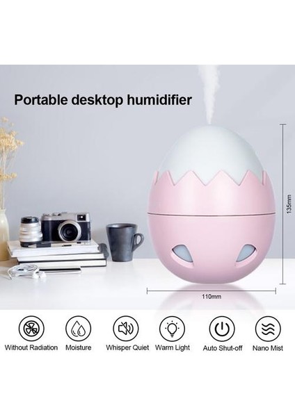 Mini Araba Hava Spreyi Aromaterapi Uçucu Yağlar Difüzör USB Hava Yağları Ev ve Ofis Için LED Mist Maker Nemlemdirici (Yurt Dışından)