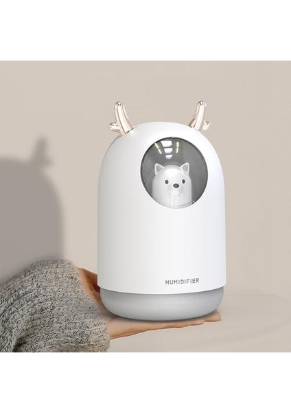 300 ml Pet Ultrasonik USB Hava Zamanlama Aroma Uçucu Yağ Difüzör Serin Mist Maker Sisleyici Oda Araba Için Işık ile Nemlemdirici (Yurt Dışından)