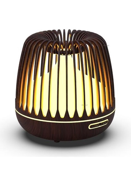500ML Aroma Uçucu Yağ Difüzör Ultrasonik Hava Ahşap Tahıl 7 Renk Değiştirme LED Işık Serin Mist Difusor Ev Için Nemlemdirici (Yurt Dışından)