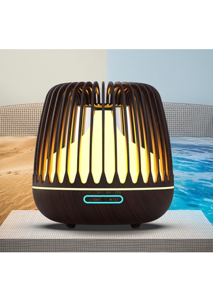 500ML Aroma Uçucu Yağ Difüzör Ultrasonik Hava Ahşap Tahıl 7 Renk Değiştirme LED Işık Serin Mist Difusor Ev Için Nemlemdirici (Yurt Dışından) fırsatları
