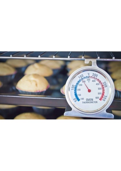 Oven Fırın Termometresi 50°c - 300°C Derece Arası Isı Ölçer