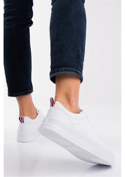 U.S Polo Assn. Connect U.S. Polo Assn. Suri Beyaz Kadın Sneaker Günlük Ayakkabı V20 fırsatları