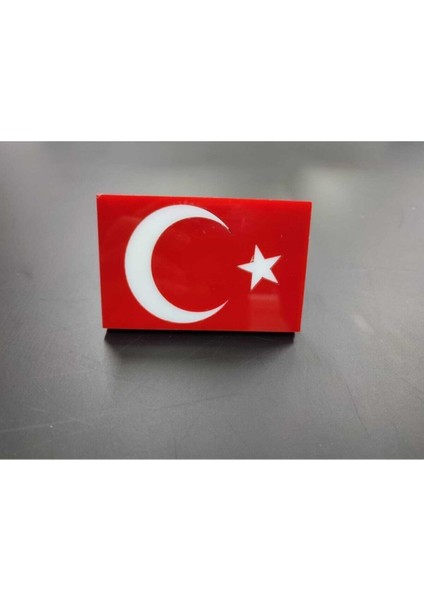 Kdmaksesuar Türk Bayrağı Pleksi Panjur Arması Vidalı