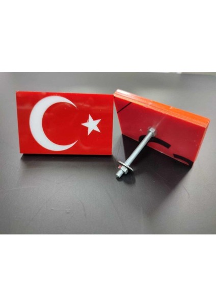 Kdmaksesuar Türk Bayrağı Pleksi Panjur Arması Vidalı fiyatları