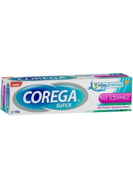 Tat Içermez Diş Protez Yapıştırıcı Krem 40 gr