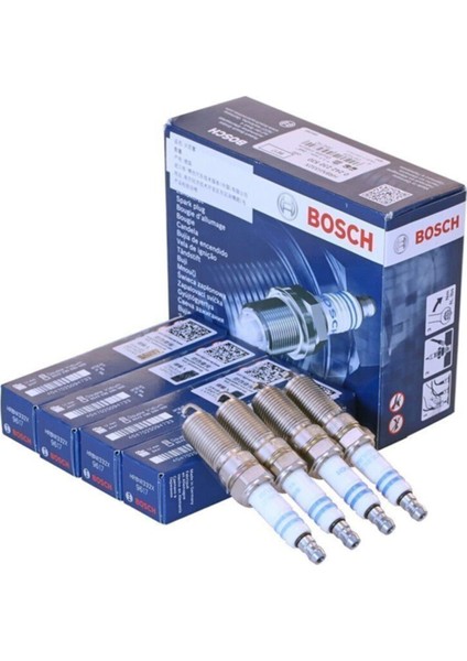 EC Shop Bosch Opel Astra Classic 1.6i Caravan (09.1997 - 08.2002) Nikel Itriyum Buji Takımı 4 Adet Bosch - 0242229654