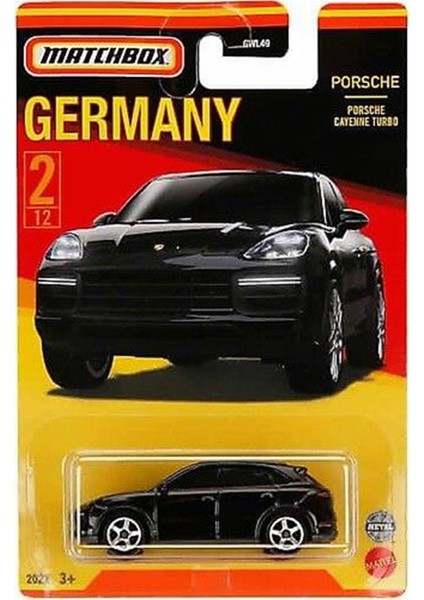 Matchbox Almanya Araçları Serisi GWL49 HFH45 Porsche Cayenne Turbo