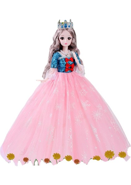 60CM Barbie Bebek Kutulu Oyuncak Seti - Pembe (Yurt Dışından)