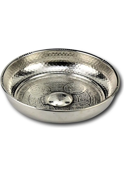 Bakır Gümüş Kaplama Hamam Tası
