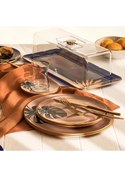 4 Parça Servis Tabağı Set