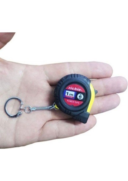 Yabigel Anahtarlık Cep Şerit Metre 1 Metre Görseldeki Ürün Renk