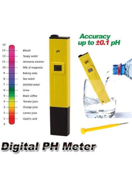 Ph Metre Su Sıvı Akvaryum Ph Ölçer