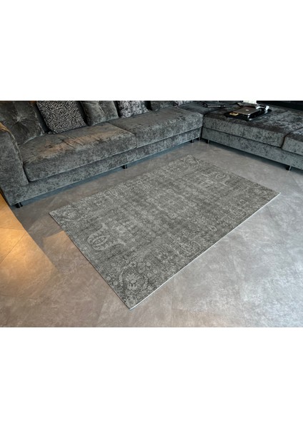 mira 2124 Vintage Siyah Gri Dokuma Taban Halı fiyatları
