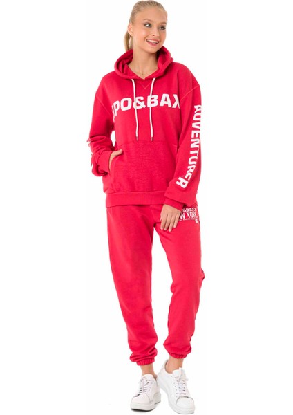 WLR148 Kırmızı Jogging Eşofman Takımı