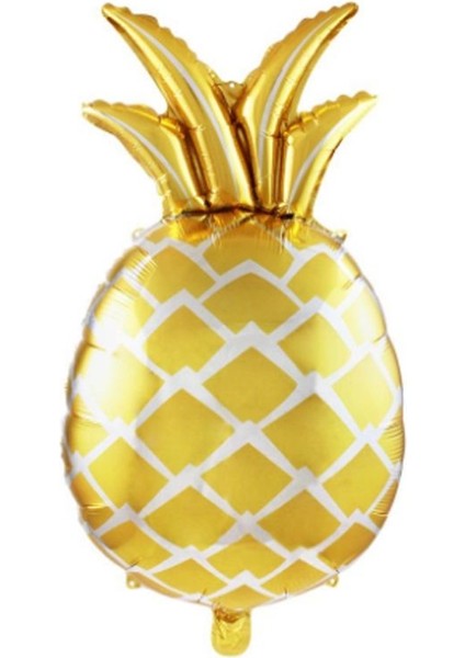 Hawai Yaza Merhaba Ananas Şekilli Süpershape Folyo Balon 1 Adet 48X80 cm