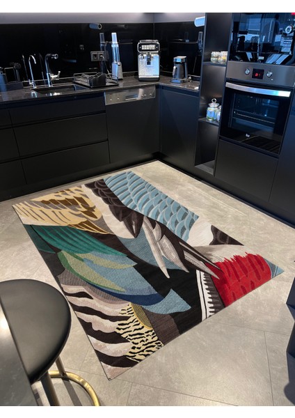 mira 1183 Çok Renkli Soyut Desenli Dokuma Taban Halı fiyatları