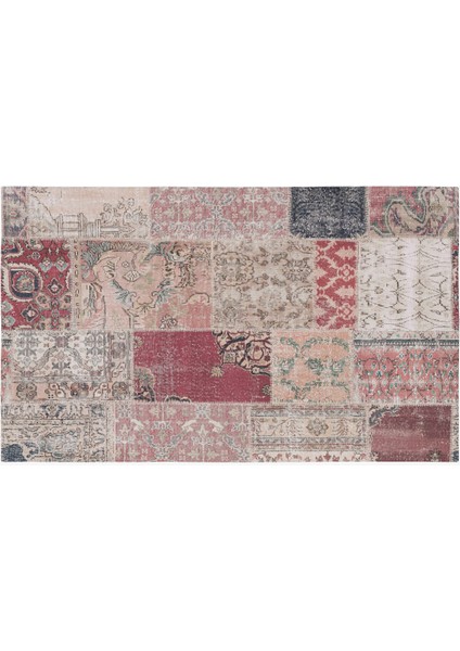 mira 973 Patchwork Vintage Görünüm Dokuma Taban Halı