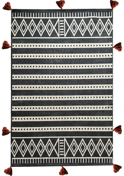 Rugs Modern Mira 565 Iskandinav Desenli Gri Dokuma Taban Halı