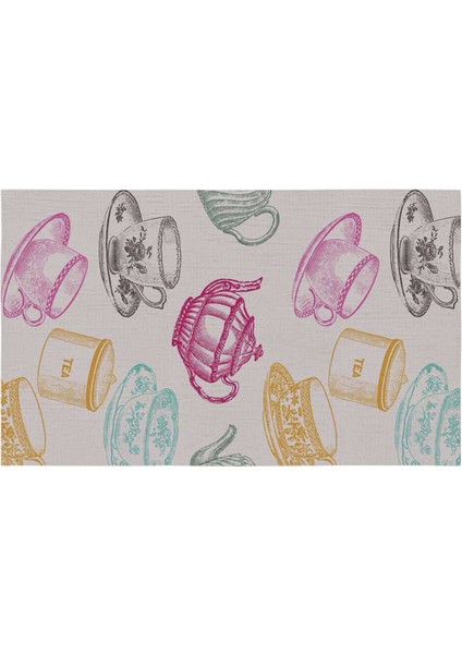 mira 975 Fincan Çaydanlık Temalı Dokuma Taban Halı fiyatları