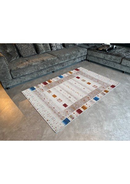 mira 974 Çok Renkli Etnik Görünüm Dokuma Taban Halı fiyatları