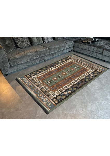 mira 971 Etnik Çok Renkli Vintage Görünüm Dokuma Taban Halı modelleri