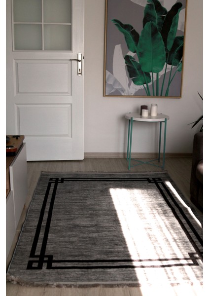 Mira Italia Grey Black 1210 Minimalist Halı fiyatları