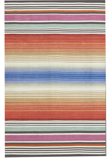mira 1090 Çizgili Geometrik Çok Renkli Dokuma Taban Halı fiyatları