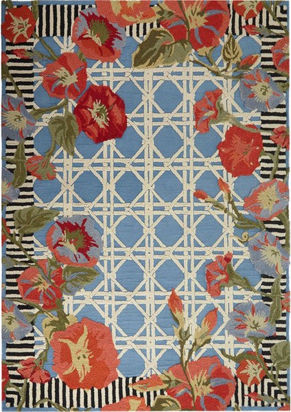 mira 1038 Mavi Gelincik Temalı Dokuma Taban Halı fiyatları