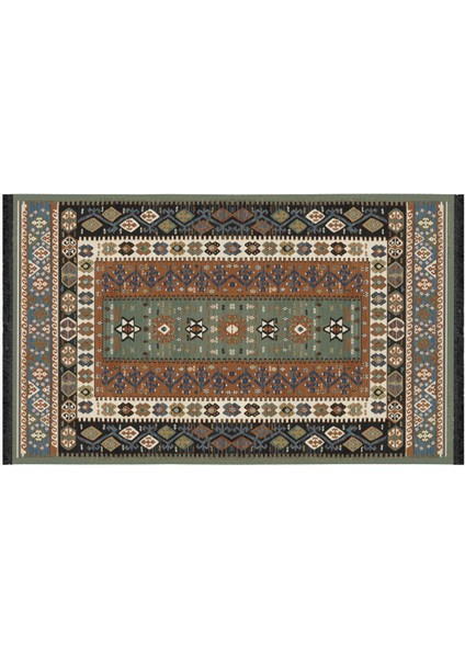 mira 971 Etnik Çok Renkli Vintage Görünüm Dokuma Taban Halı fiyatları