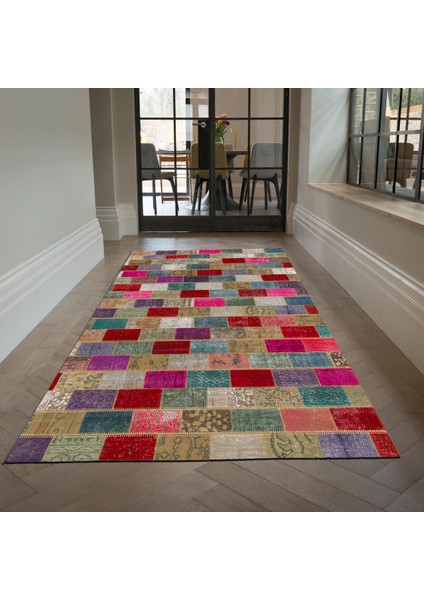 Mira 927 Patchwork Çok Renkli Halı Dokuma Taban Halı fiyatları