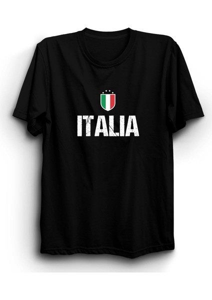 Italia, Italya Logo Tişört