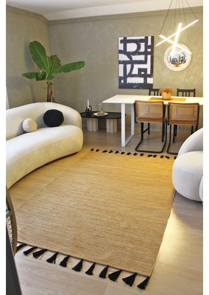 moroccan 9001 Siyah Püsküllü Bohomian ve Modern Kilim fiyatları