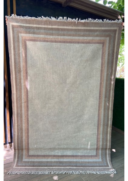 Bahama Çizgili Bej Iskandinav Kilim 305