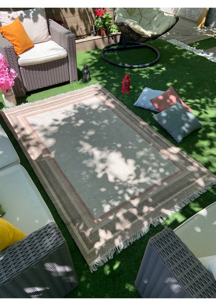 Bahama Çizgili Bej Iskandinav Kilim 305 fiyatları