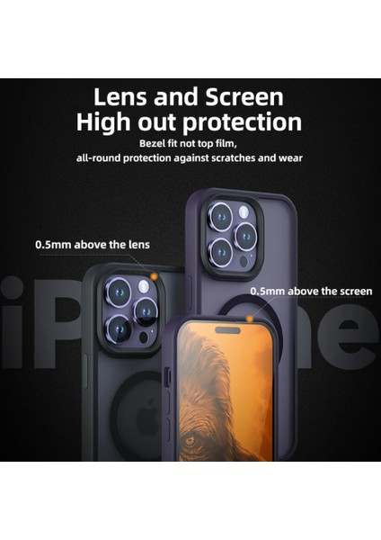 Apple iPhone 13 Pro Max Magsafe Soft Koruma Kılıf Yüksek Kalite Voyo