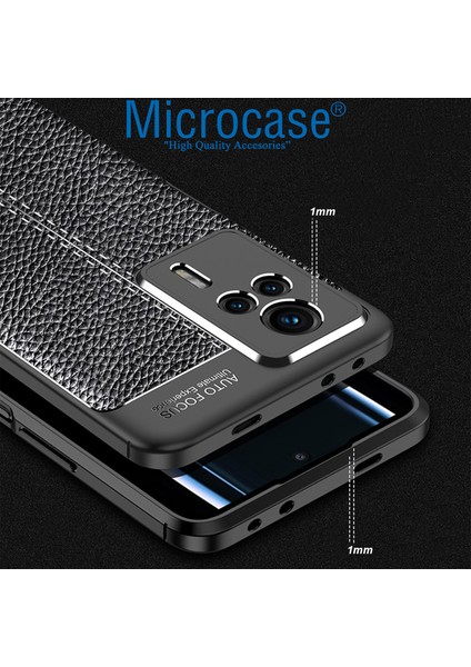 Xiaomi Redmi K60E Leather Serisi Deri Efekt Silikon Kılıf - Siyah AL3337 indirimleri