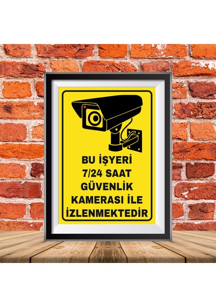 Bu Işyeri Kamera Ile Izlenmektedir Uyarı Ikaz Tabelası