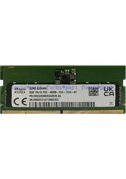 Sk-Hynix HMCG66MEBSA092N 8gb Ddr5 4800MT/S Non Ecc Memory Ram Sod