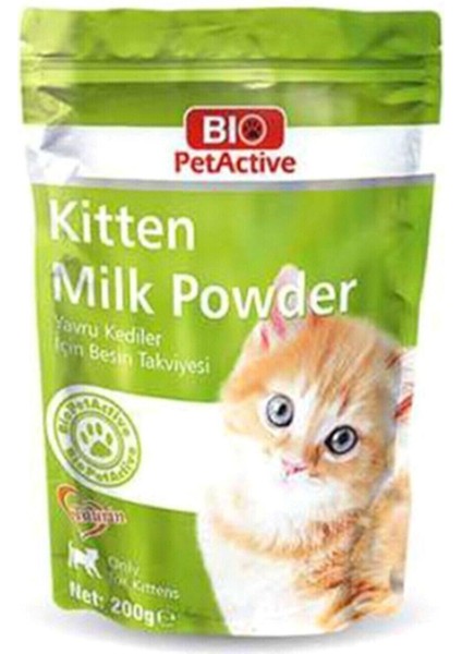 Kıtten Bıo Kitten Milk Powder 200 Gr. ( Yavru Kedi Anne Süt Tozu )