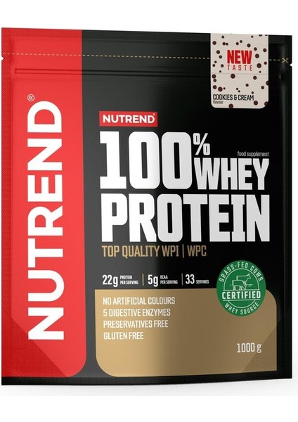 %100 Whey Protein 1000 gr - Cookies & Cream